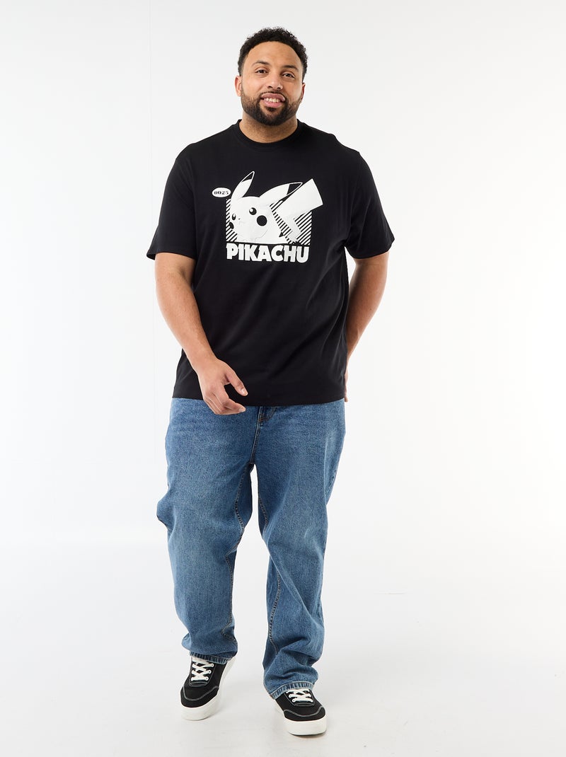 Camiseta 'Pikachu' 'Pokémon' de manga corta Negro - Kiabi