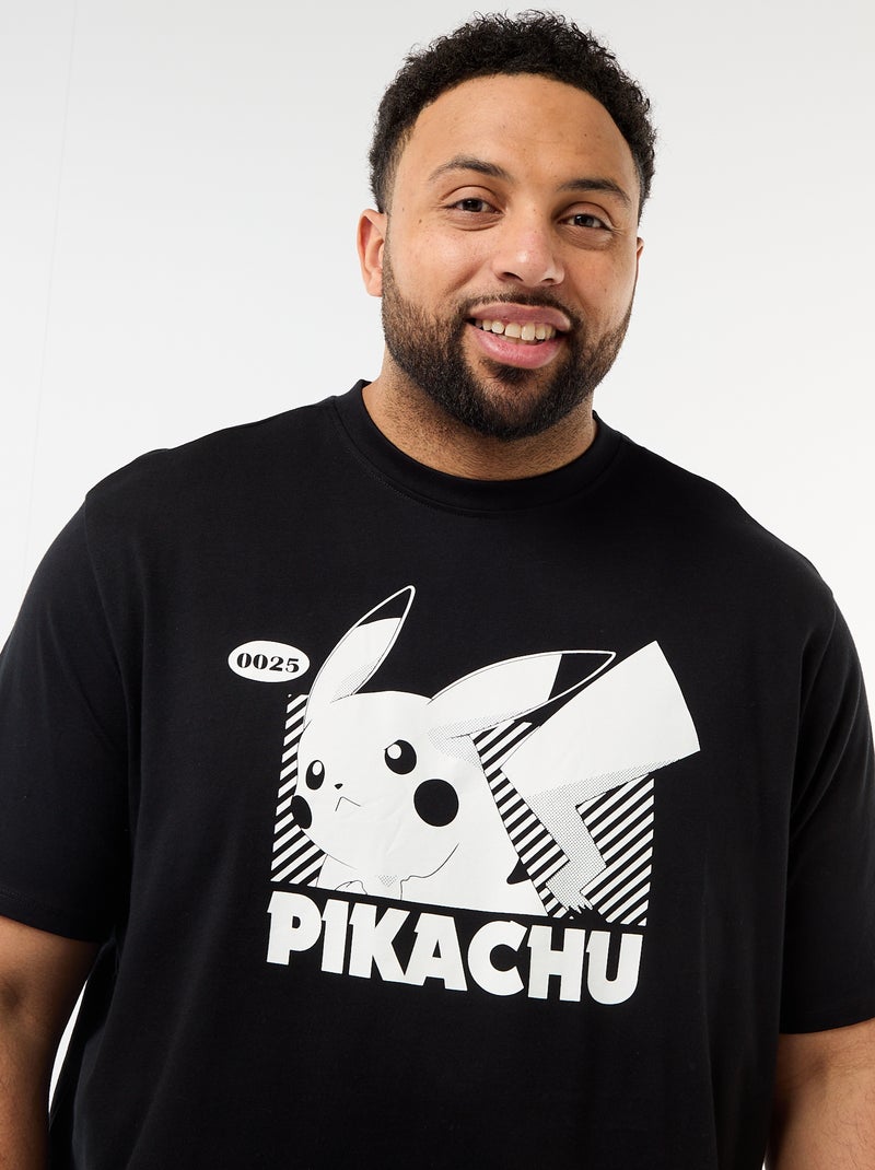 Camiseta 'Pikachu' 'Pokémon' de manga corta Negro - Kiabi
