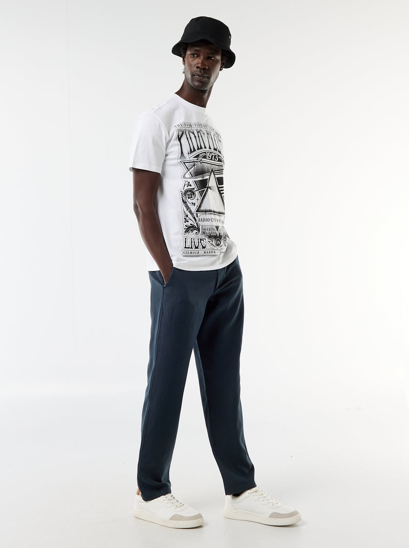 Camiseta 'Pink Floyd' de manga corta Blanco - Kiabi