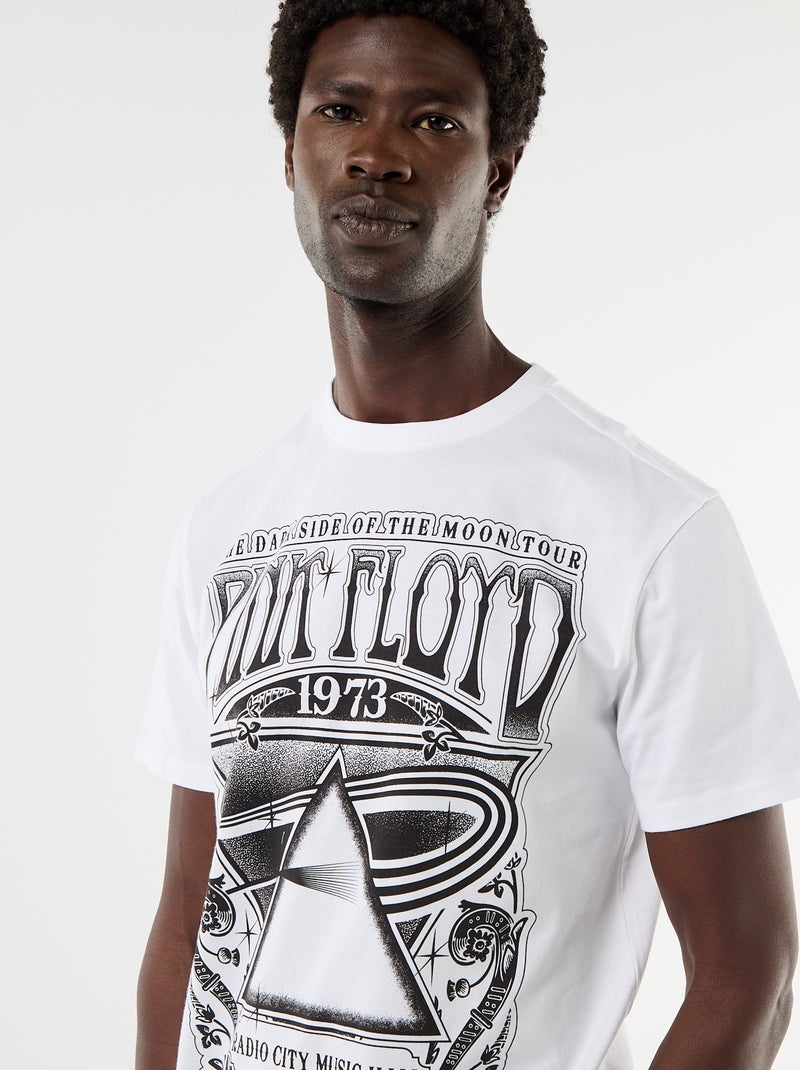Camiseta 'Pink Floyd' de manga corta Blanco - Kiabi
