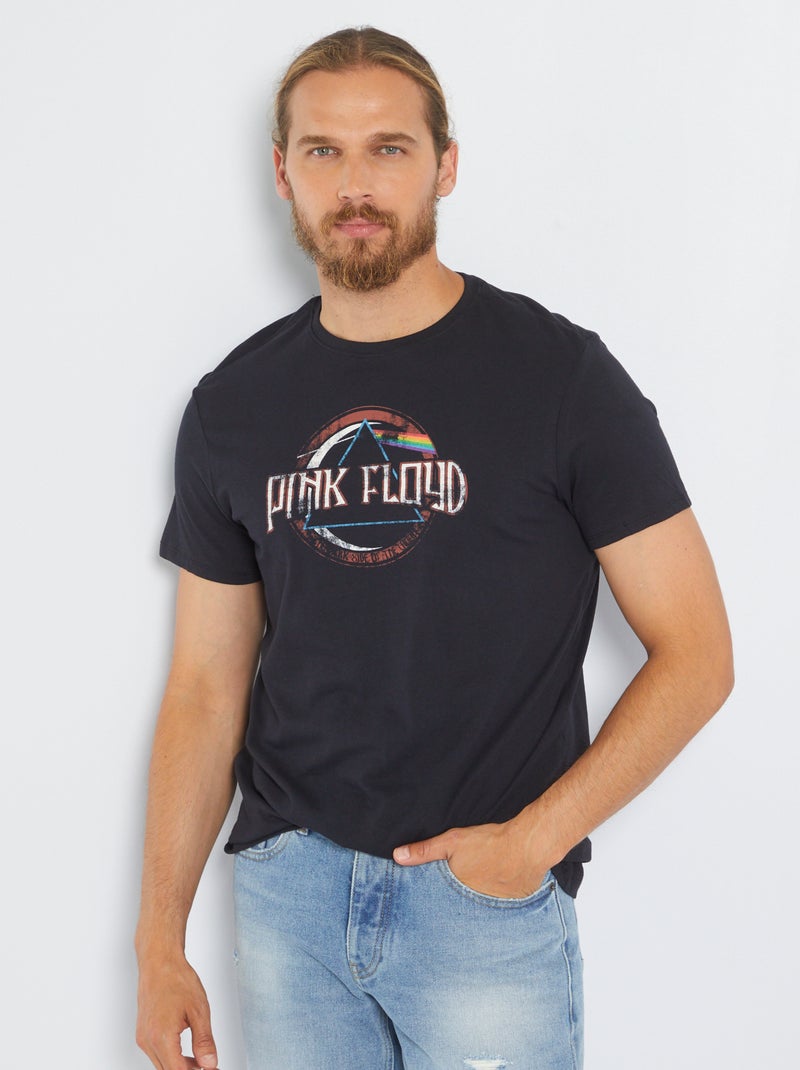 Camiseta 'Pink Floyd' de punto Negro - Kiabi