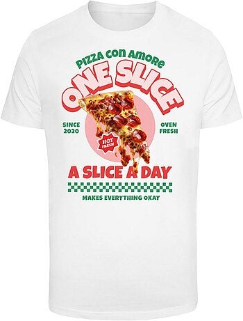 Camiseta pizza amore para hombre - mister tee