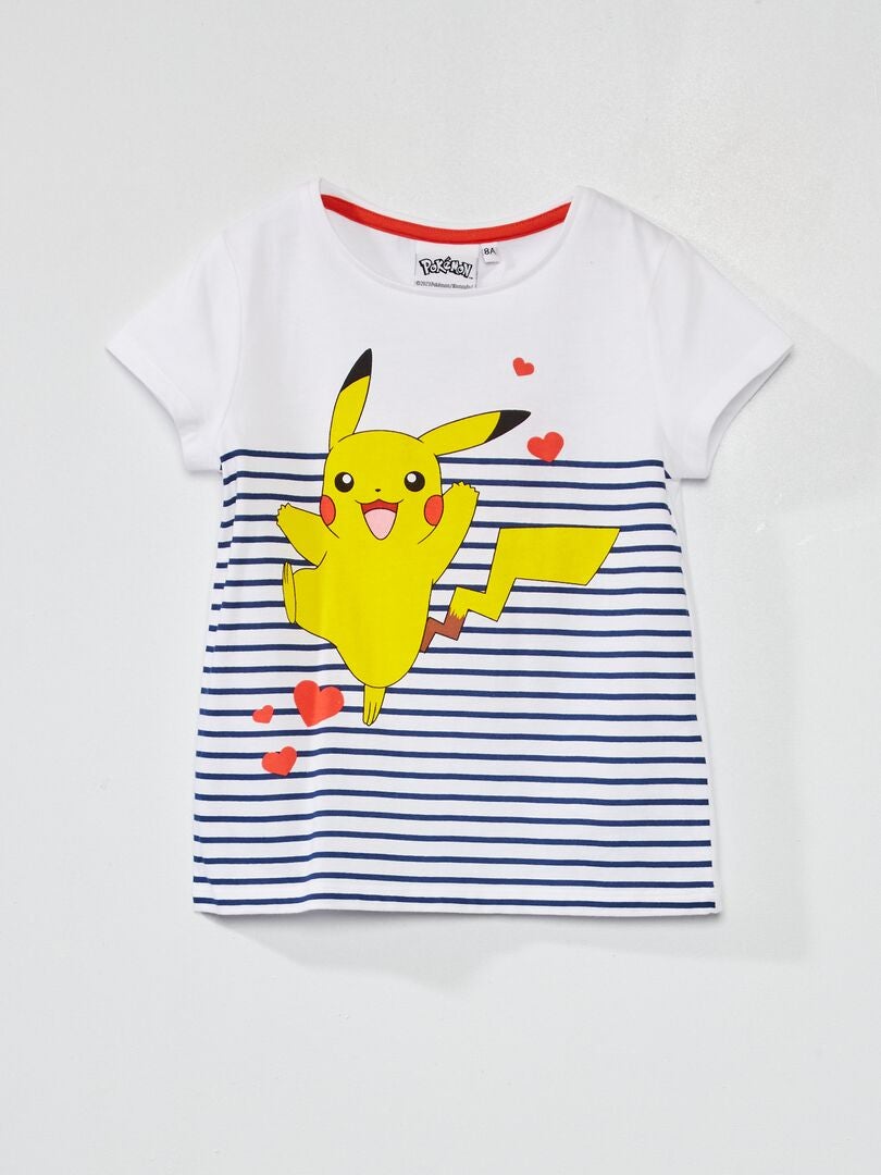 Camiseta 'Pokémon' blanco - Kiabi