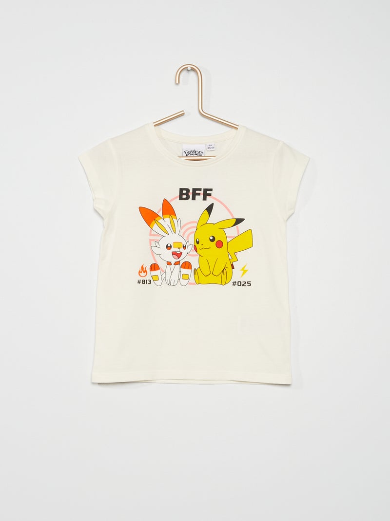 Camiseta 'Pokemon' Blanco - Kiabi