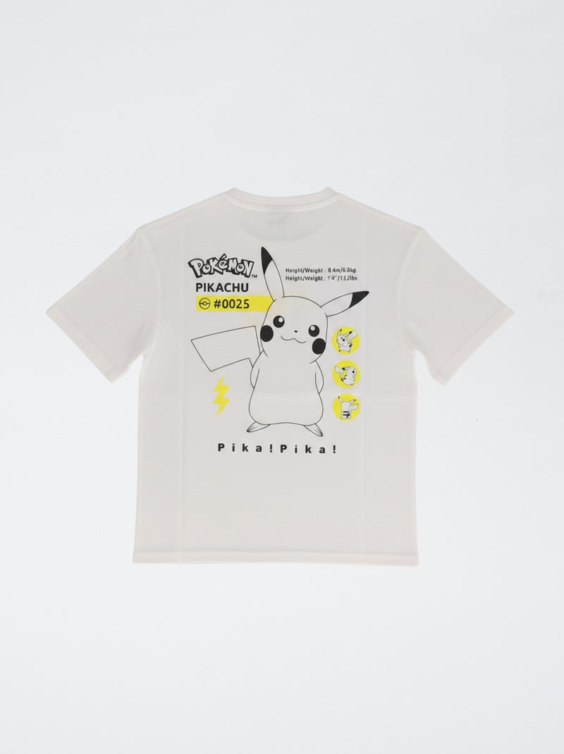 Camiseta 'Pokémon' de manga corta Blanco - Kiabi
