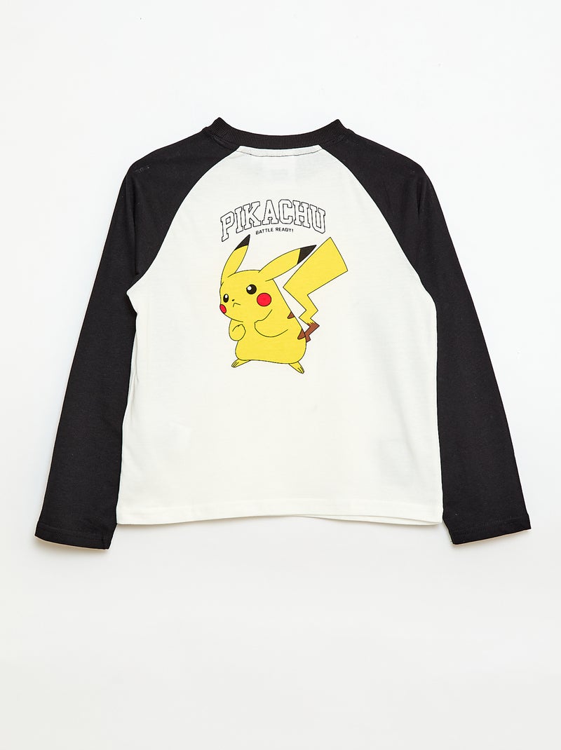 Camiseta 'Pokémon' de manga larga Blanco - Kiabi