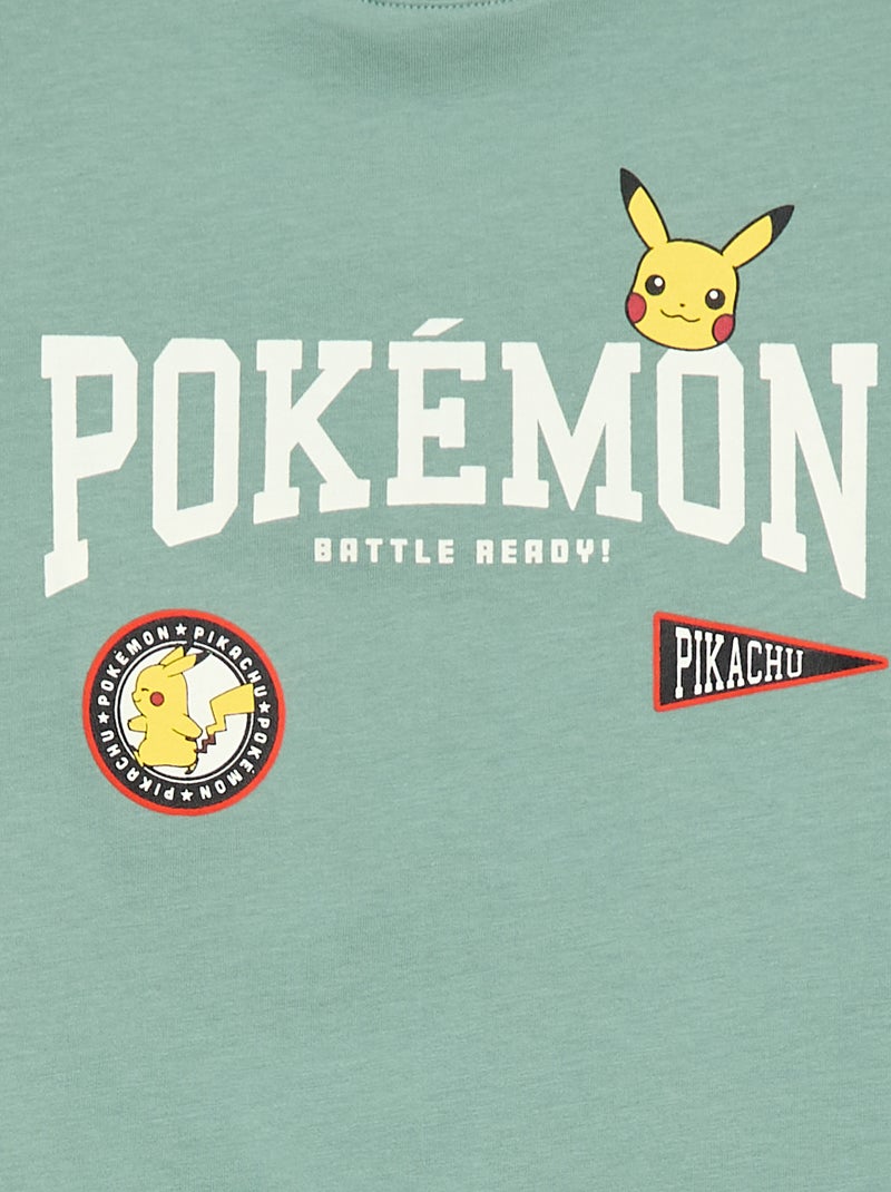 Camiseta Pokémon de manga larga Verde - Kiabi