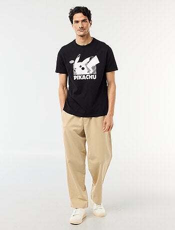 Camiseta 'Pokemon' 'Pikachu' de manga corta