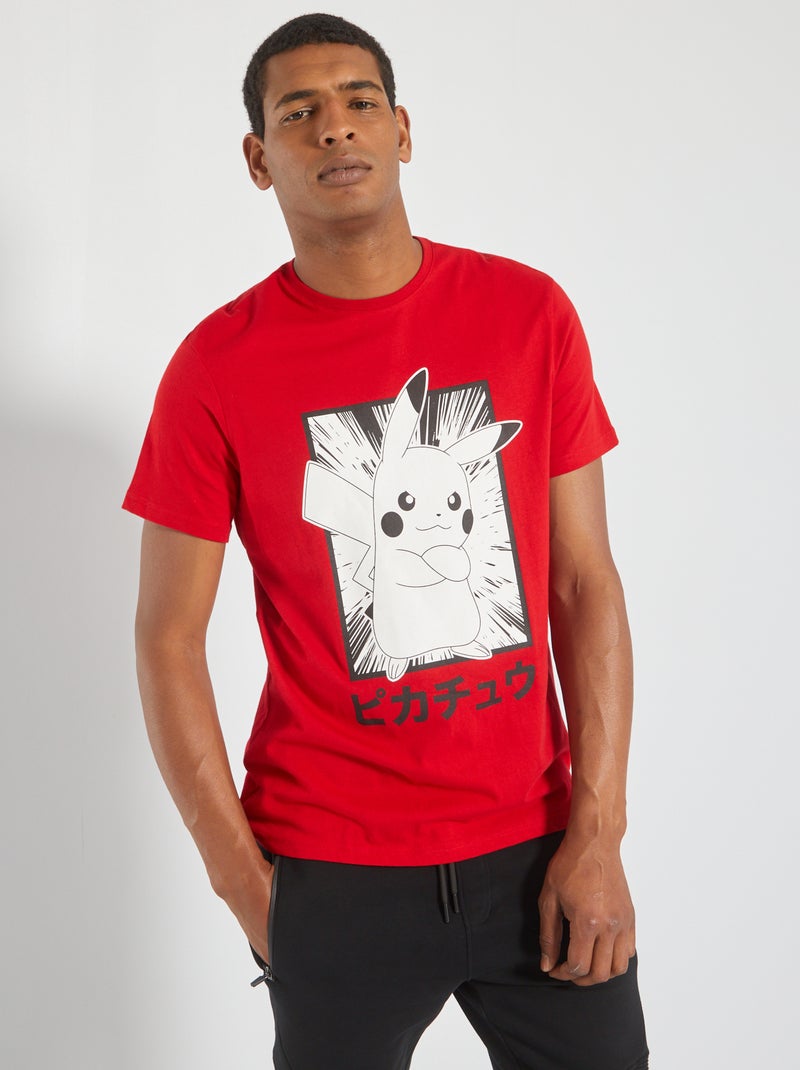 Camiseta 'Pokémon' ROJO - Kiabi