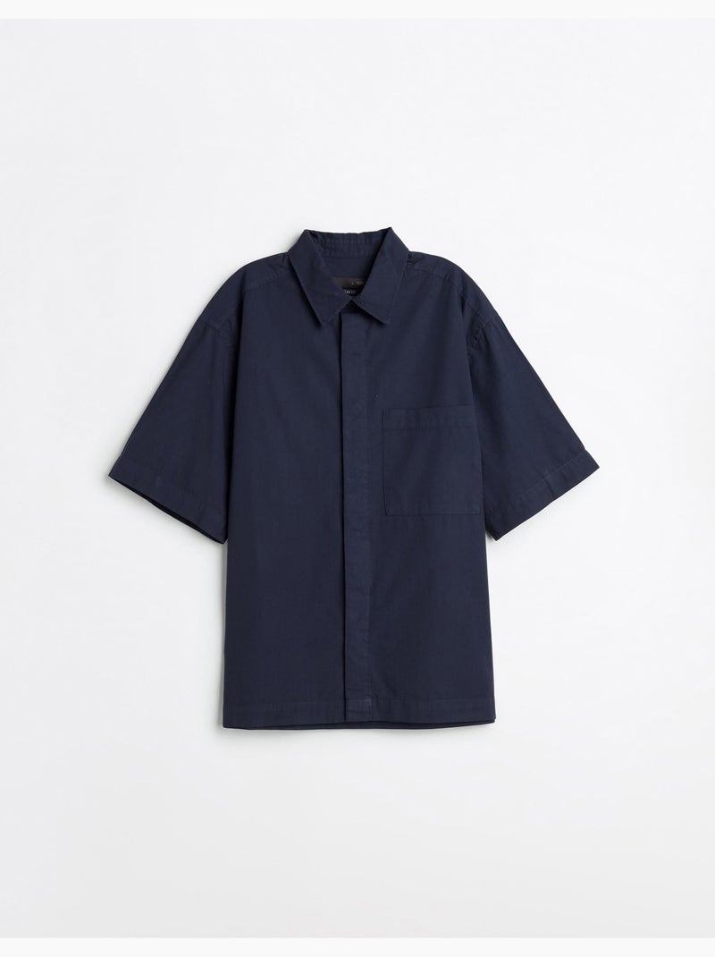 Camiseta Popline, MO Fashion Azul - Kiabi