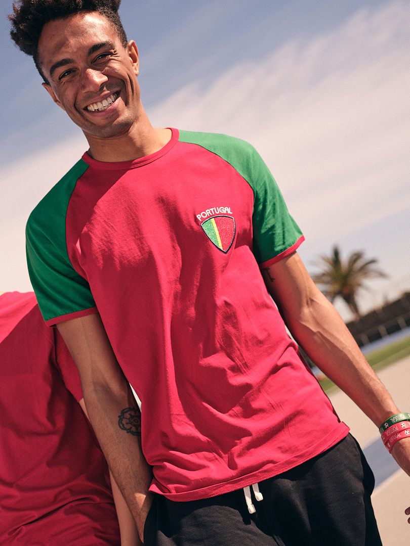 Camiseta 'Portugal' de punto ROJO - Kiabi
