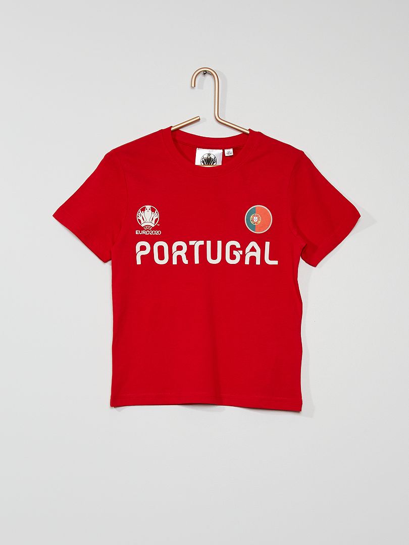 Camiseta 'Portugal' 'UEFA EURO 2020' rojo - Kiabi