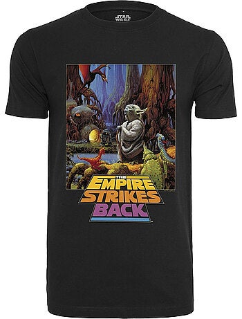 Camiseta poster de yoda diseño star wars: el imperio contraataca para hombre - merchcode