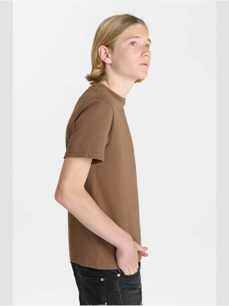 Camiseta powibo Marrón - Kiabi