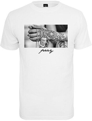 Camiseta pray 2.0 para hombre - mister tee