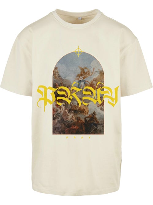 Camiseta pray diseño pintar para hombre - mister tee - Kiabi