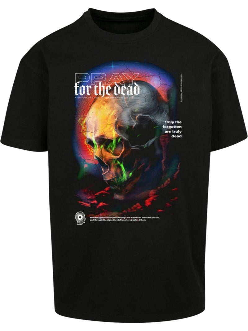 Camiseta pray for the dead para hombre - mister tee Negro - Kiabi