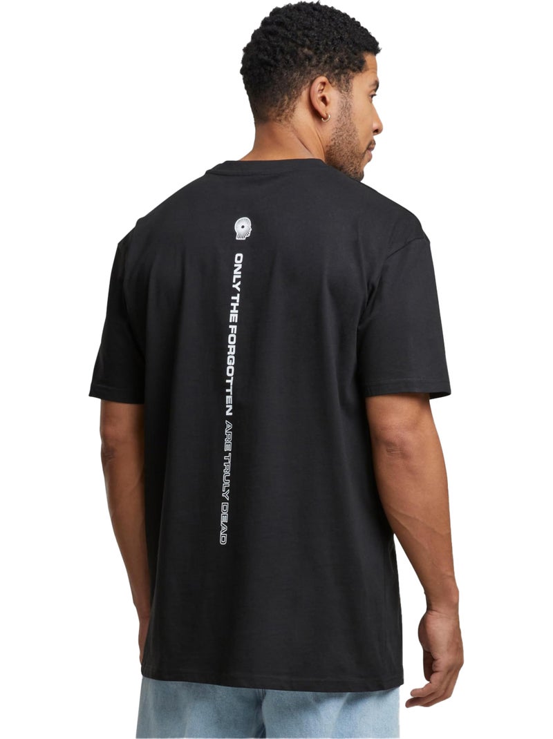 Camiseta pray for the dead para hombre - mister tee Negro - Kiabi