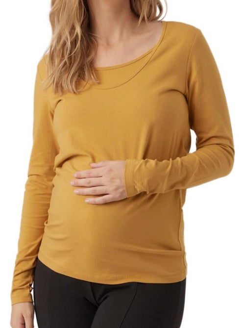 Camiseta Premamá de Manga Larga Mamalicious - Kiabi