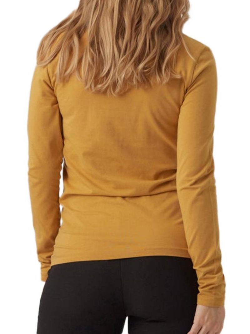 Camiseta Premamá de Manga Larga Mamalicious Amarillo - Kiabi
