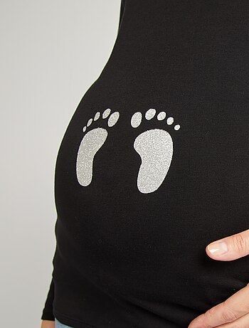 Camiseta premamá de punto