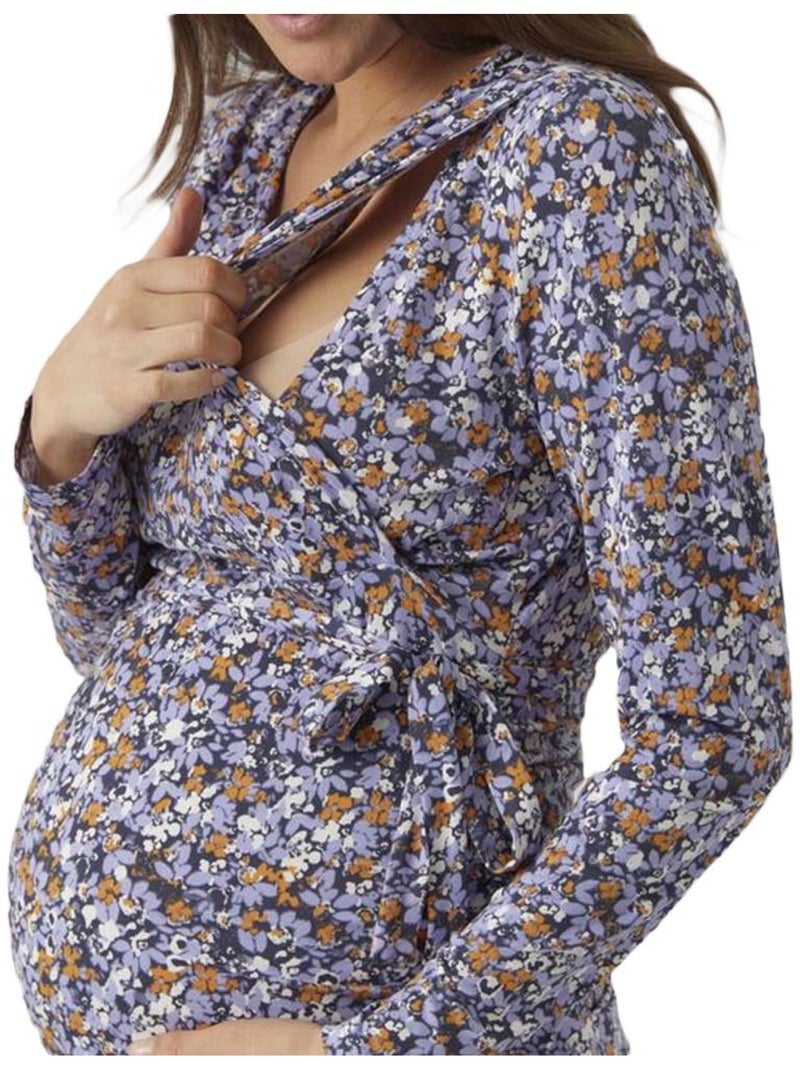 Camiseta Premamá Mamalicious Violeta - Kiabi