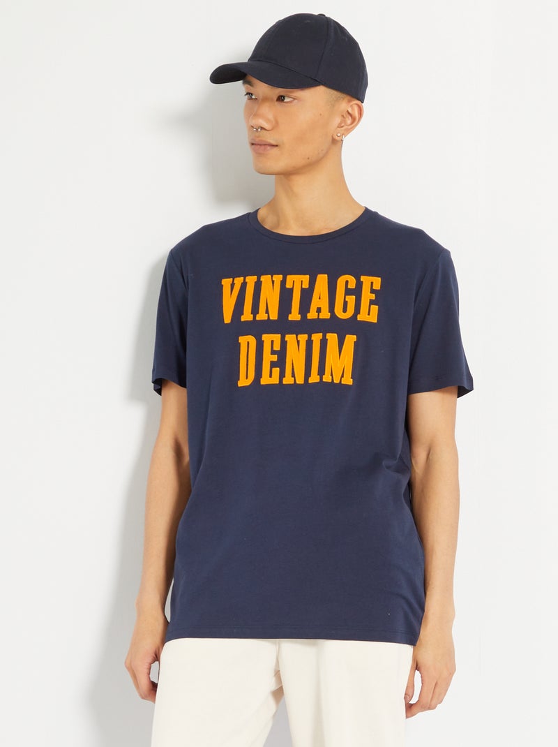 Camiseta 'Produkt' deporte azul marino - Kiabi