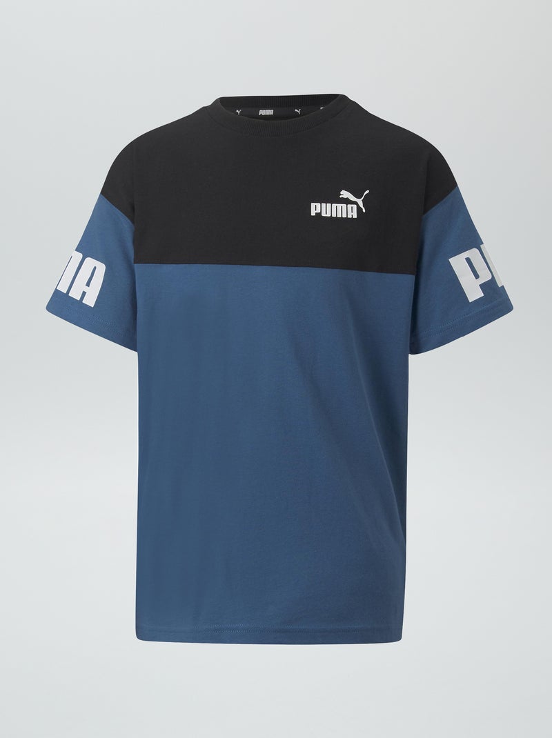 Camiseta 'Puma' colorblock NEGRO - Kiabi