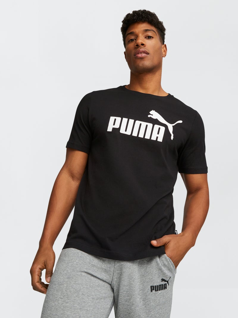 Camiseta 'Puma' NEGRO - Kiabi