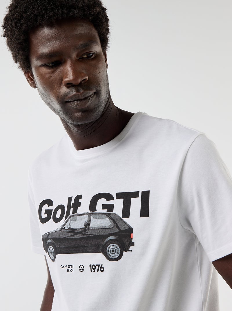 Camiseta que rinde homenaje al 'Golf GTI' de 'Volkswagen' Blanco - Kiabi