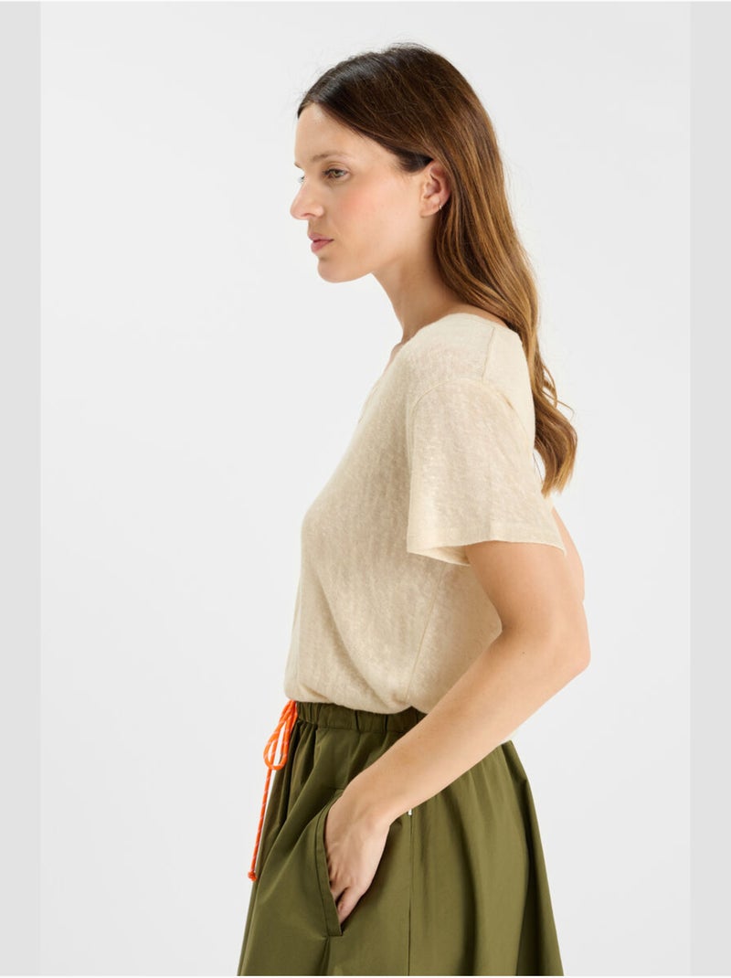 Camiseta RAFA Beige - Kiabi