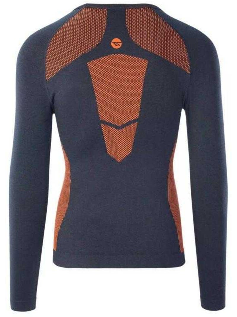 Camiseta rair de termoactivo de manga larga para hombre - hi-tec Azul oscuro - Kiabi