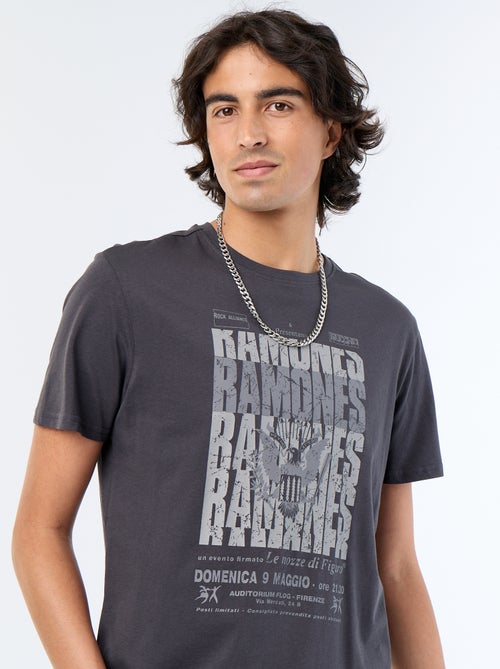 Camiseta 'Ramones' de manga corta - Kiabi