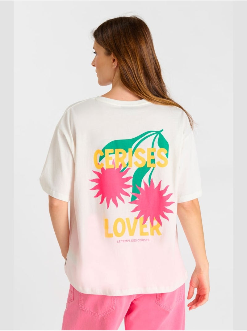 CAMISETA RAYA Blanco - Kiabi