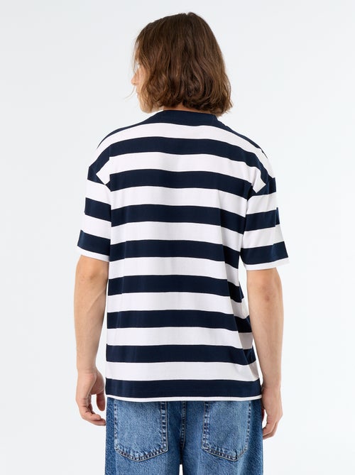 Camiseta rayada de manga corta - Kiabi Camiseta rayada de manga corta - Kiabi
