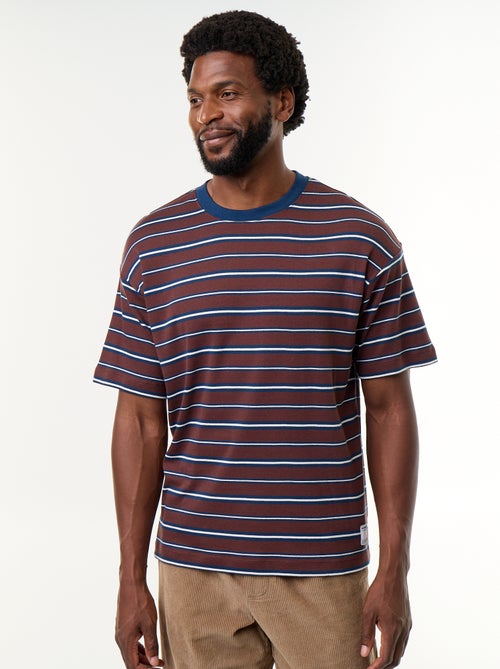 Camiseta rayada de manga corta - Kiabi Camiseta rayada de manga corta - Kiabi