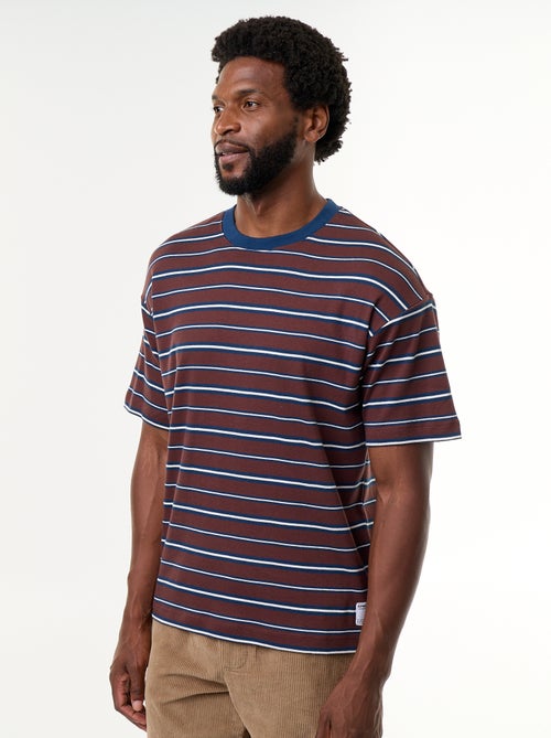 Camiseta rayada de manga corta - Kiabi Camiseta rayada de manga corta - Kiabi