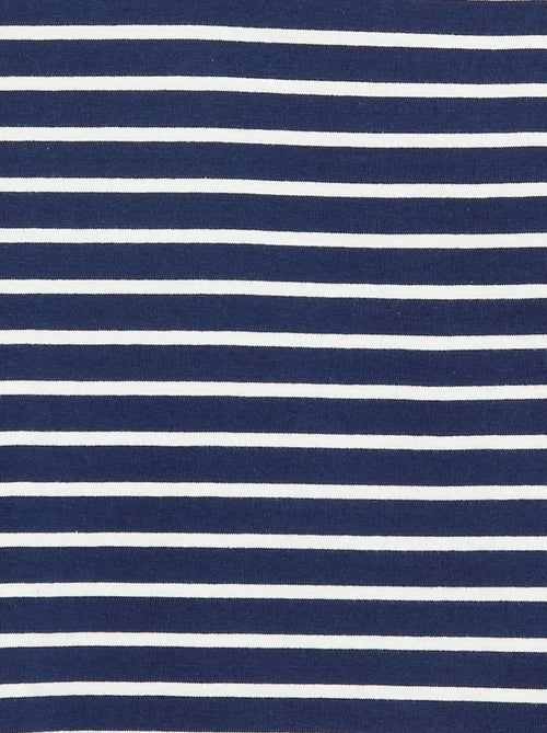 Camiseta rayada de manga larga - Kiabi