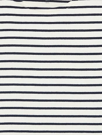 Camiseta rayada sin mangas