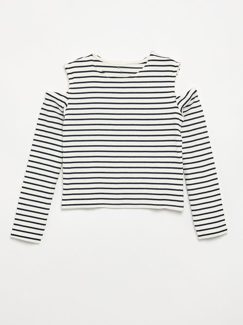 Camiseta rayada sin mangas - Kiabi