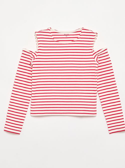 Camiseta rayada sin mangas - Kiabi