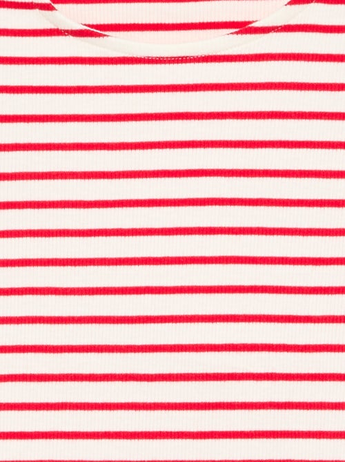 Camiseta rayada sin mangas - Kiabi