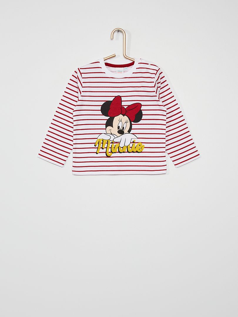 Camiseta 'rayas' Mickey' 'Disney' blanco - Kiabi