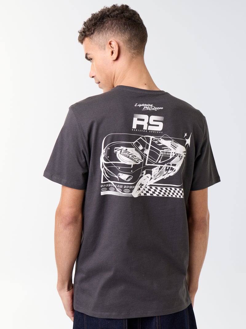Camiseta 'Rayo McQueen' 'Cars' 'Disney' 'Pixar' de manga corta Negro - Kiabi