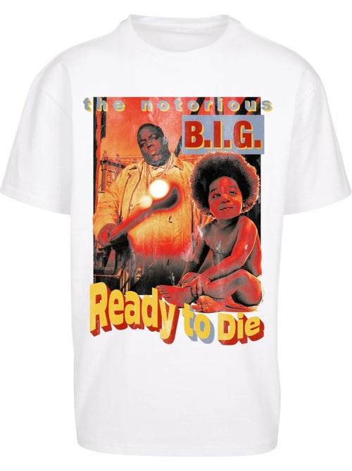 Camiseta ready to die diseño notorious big para hombre - mister tee - Kiabi