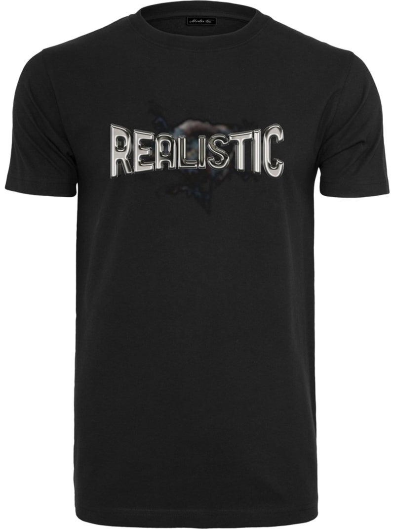 Camiseta realistic para hombre - mister tee Negro - Kiabi