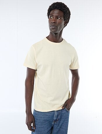 Camiseta recta de punto lisa