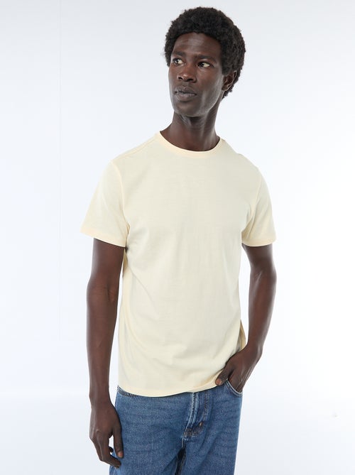 Camiseta recta de punto lisa - Kiabi