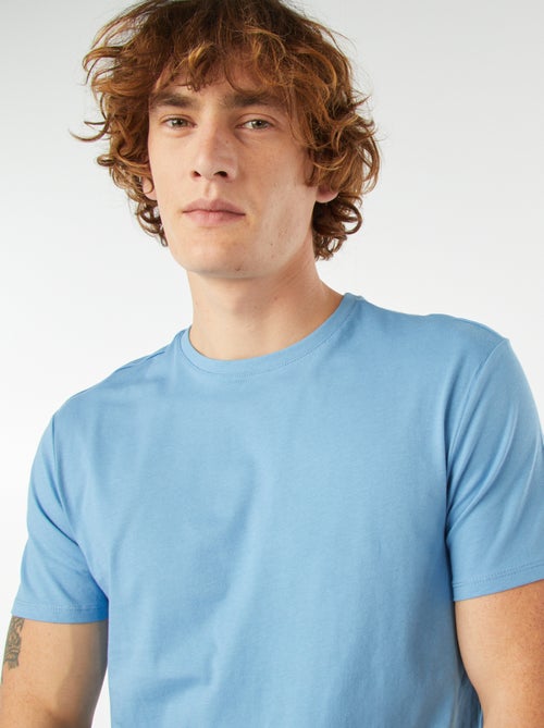 Camiseta recta de punto lisa - Kiabi