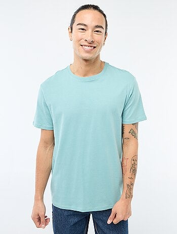 Camiseta recta de punto lisa